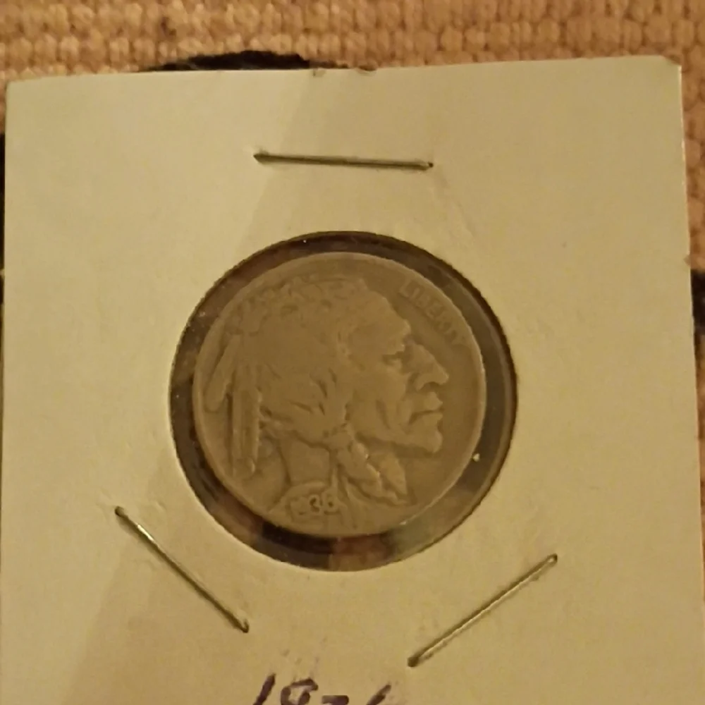 1936 Buffalo Nickel Satin Press - Silver Collectible